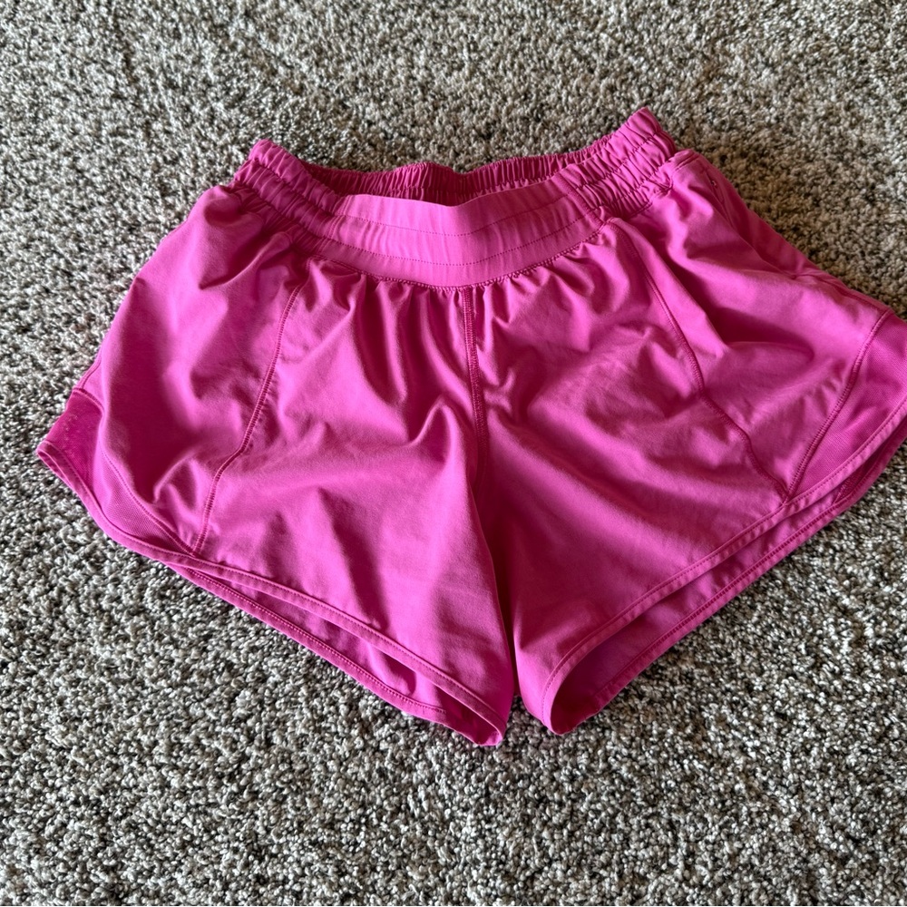 lululemon athletica Vibrant Pink Athletic Shorts